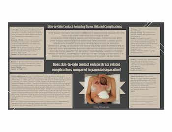 Does Skin-To-Skin Contact in Comparison to Newborn Parental Separation After Birth Reduce Stress Related Complications Prior to Discharge Home in Newborns?