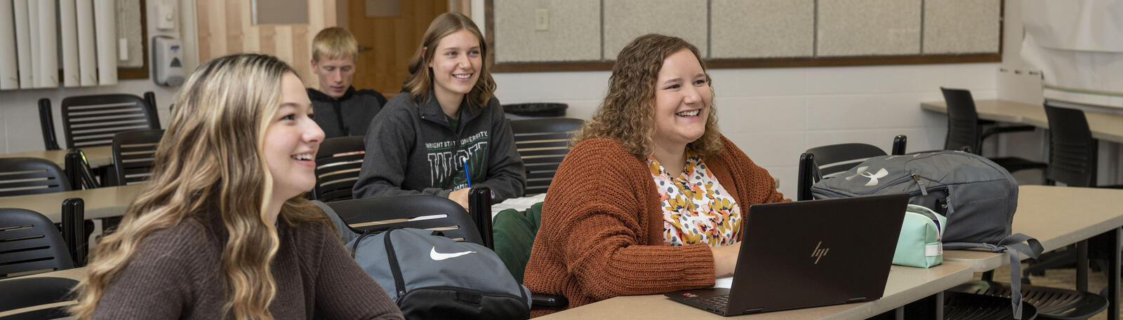 photo of students in a classroom at lake campus