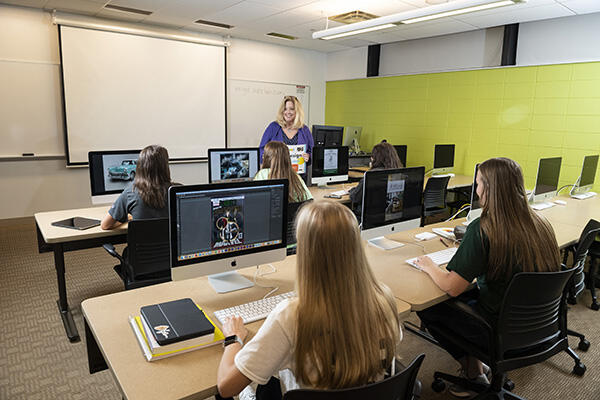 graphic design classroom